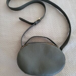 Top Handle Crossbody bag, dark olive